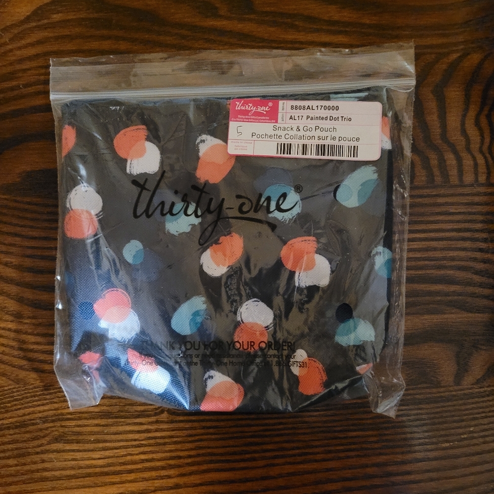 Thirty one snack bag.